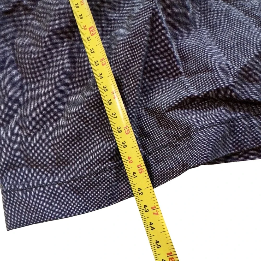 Old Navy Boys Pull On Shorts‎ Dark Wash Chambray Elastic Waist Drawstring XL 14